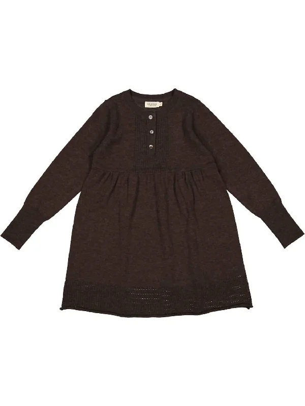 Dahlia Dress In Espresso
