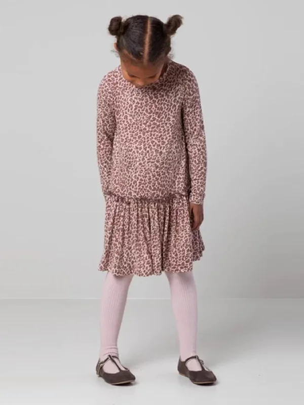Leo Debbie Dress In Dusty Mauve Leo