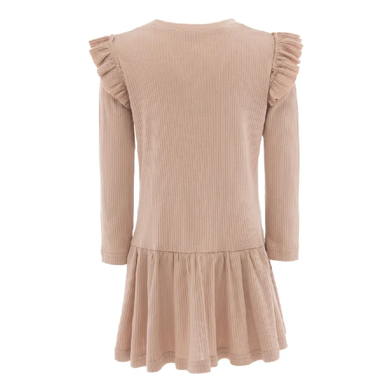 Pink Blush Modal Ruffle Dress