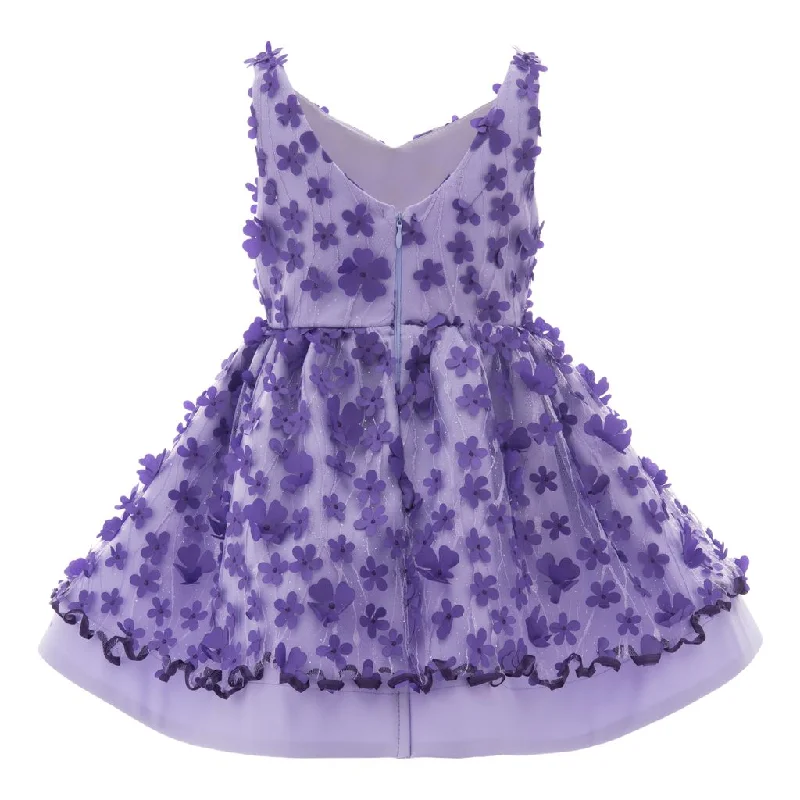Purple Ravine Floral Dress