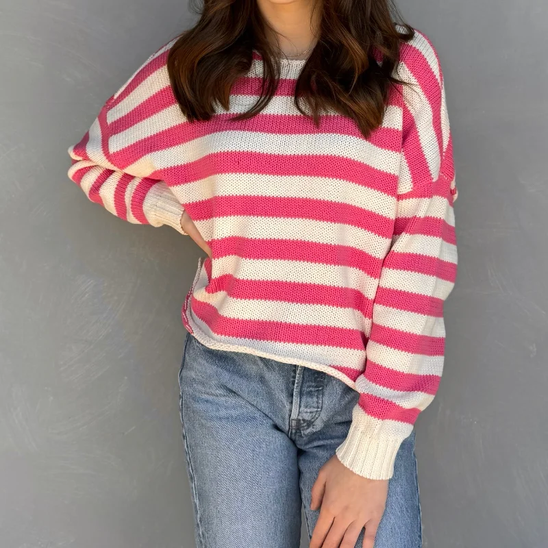 Love Struck Stripped Knit Sweater