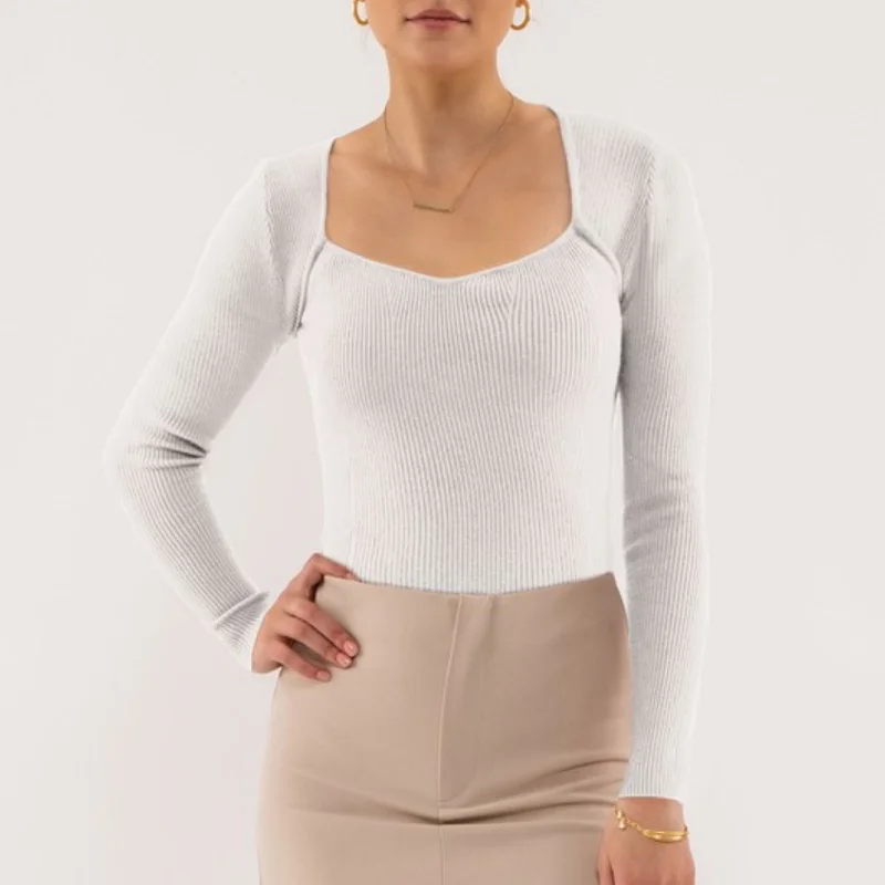 Right Next To You Long Sleeve Sweater Ivory