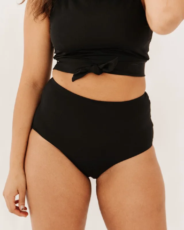 Black Ultra High-Waist Bottoms