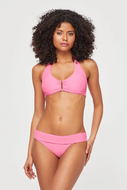 Magenta Fold Over Bottom