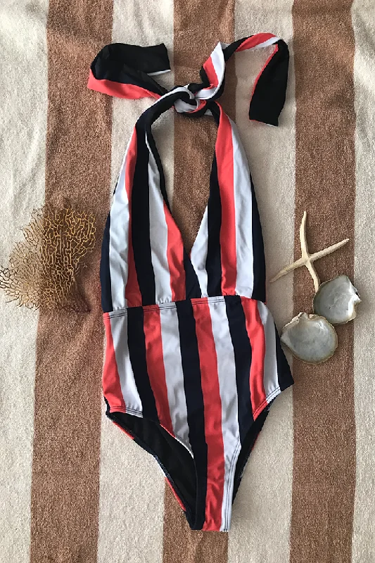 Esmeralda Swimsuit Multicolor Lines