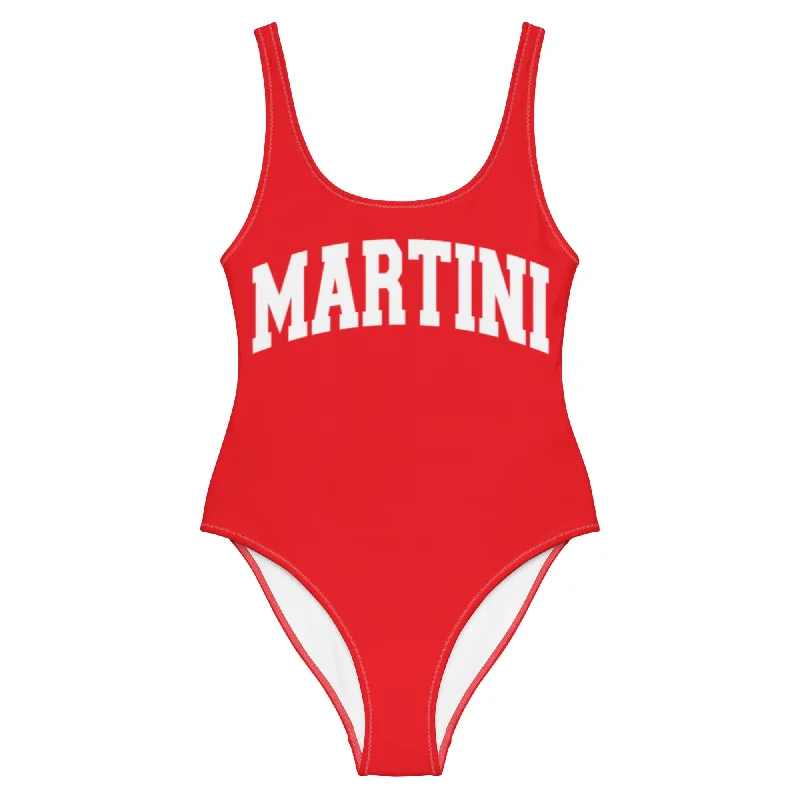 Martini Swimsuit - Racing Red
