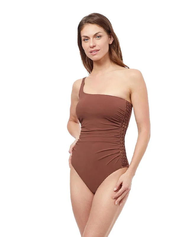 Profile By Gottex Iota One Shoulder One Piece Swimsuit