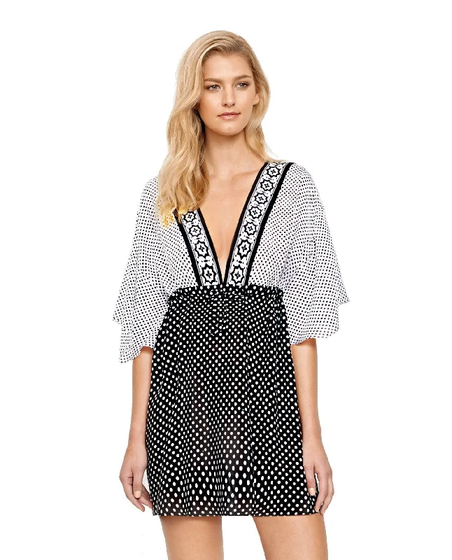 Gottex Mozambique Silk V-Neck Tunic