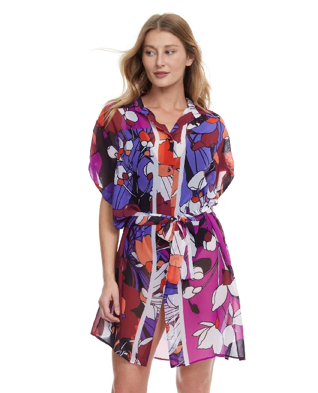 GOTTEX FLORAL ART PLUM