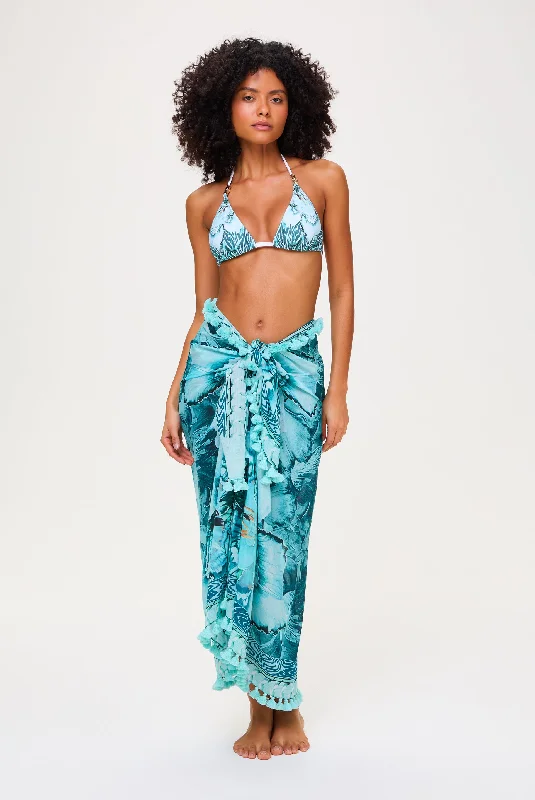 Liana Tassel Trim Sarong