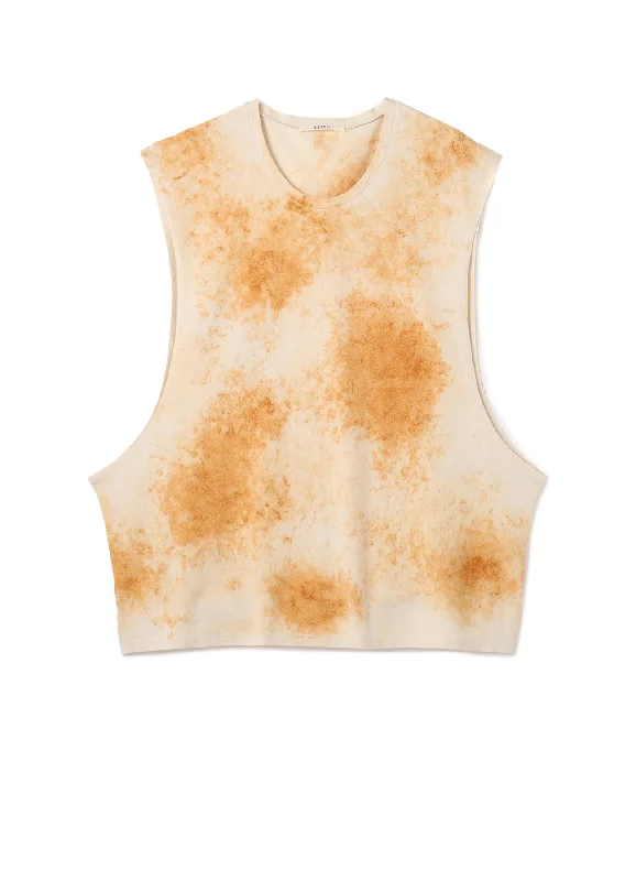 Grange Print French Sleeve Tank A