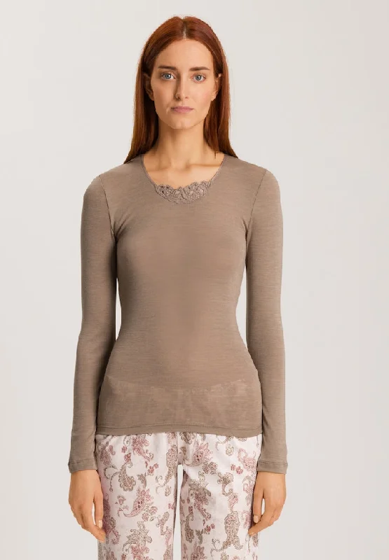 Woolen Silk - Long-Sleeved-Top